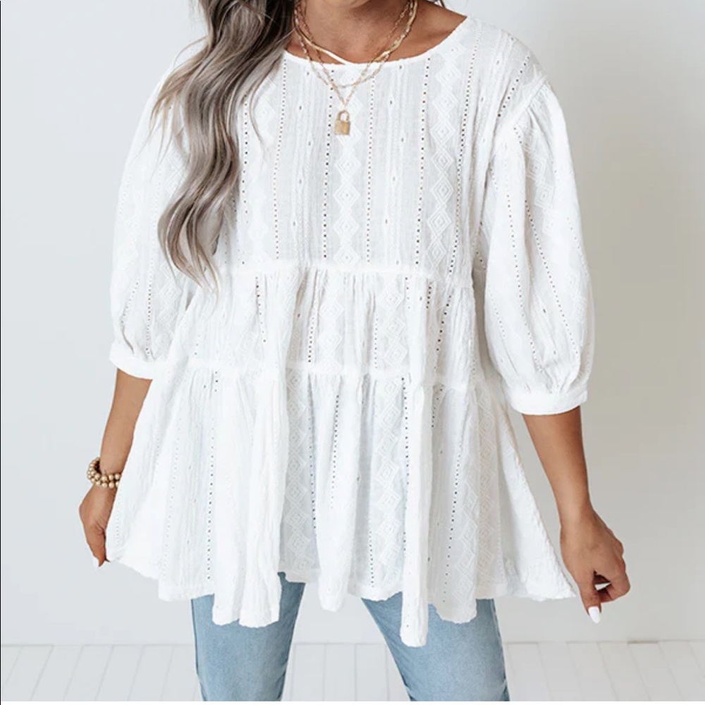 BNWT babydoll top 🤍